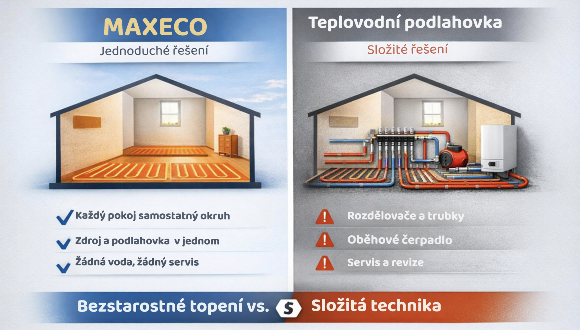 Novostavba bez tepelného čerpadla? Rozhoduje tepelná ztráta na m² (a správné topné řešení)