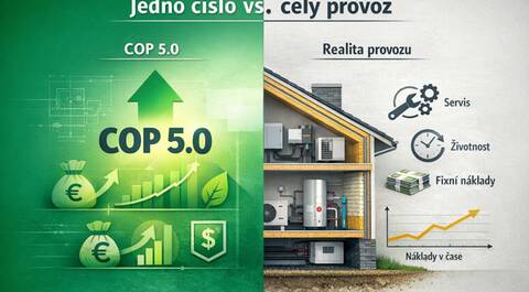 Proč se při výběru topného systému nedá rozhodovat podle jednoho čísla